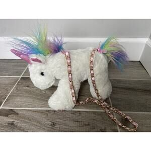 Free/Gift White Unicorn Purse Plushie Toby Enterprise Small